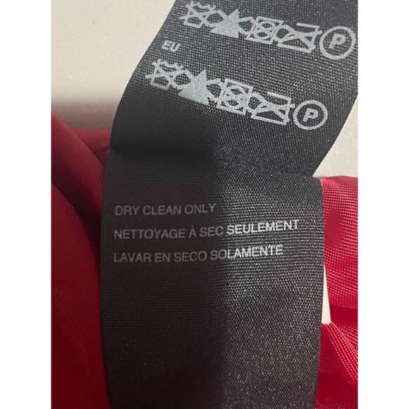 Tommy Hilfiger Red Faux Fur Hooded Jacket M - Picture 16 of 16